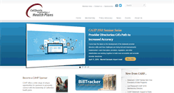 Desktop Screenshot of calhealthplans.org